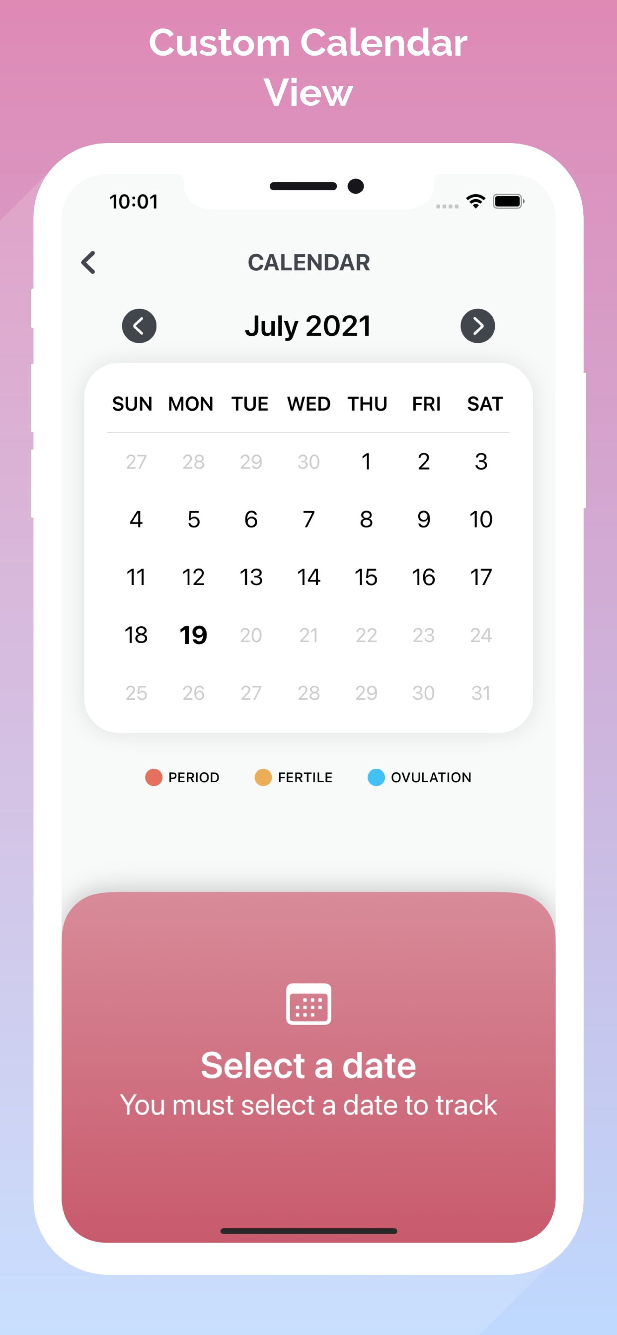 Detailed cycle insights and statistics dashboard