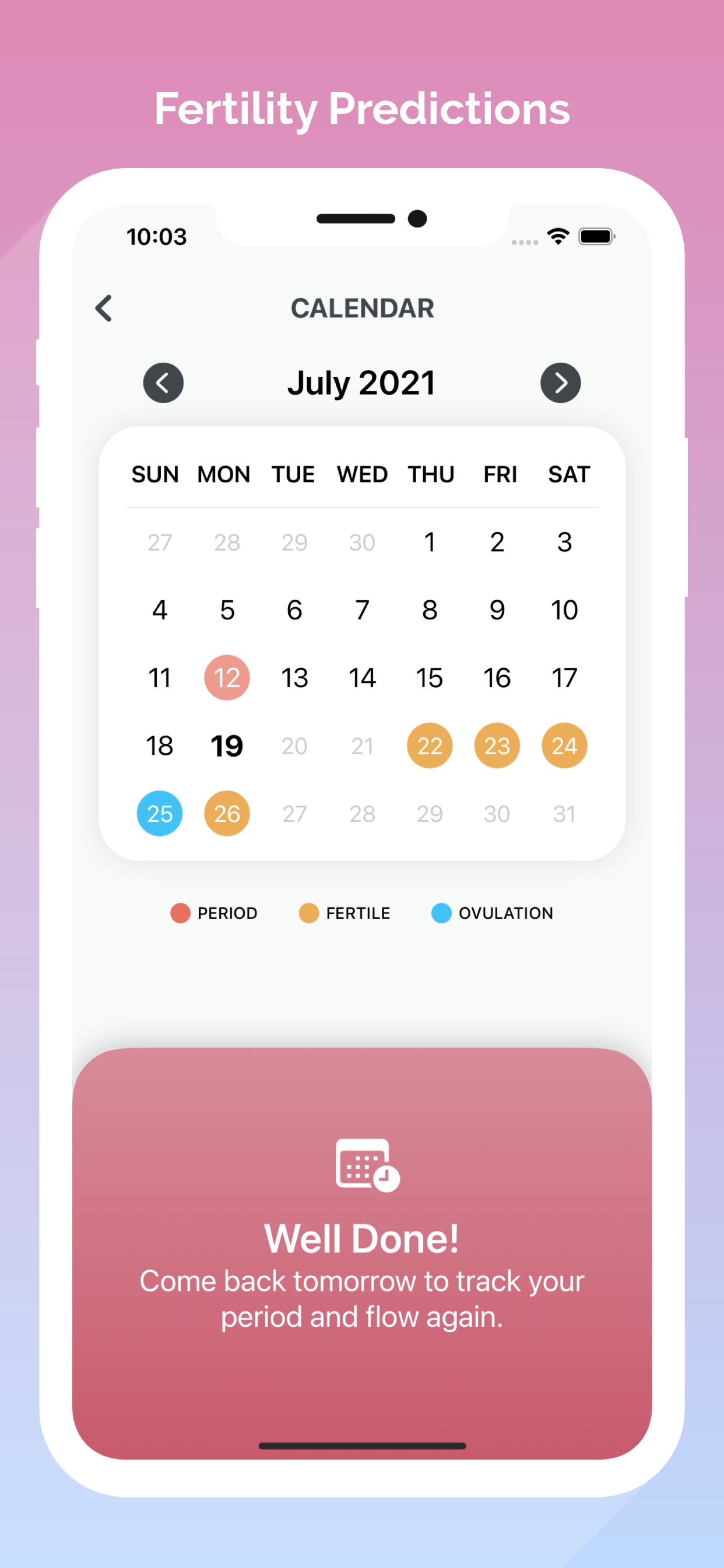 Settings page showing privacy and customization options